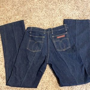 Vintage SASSON denim, high rise/wide